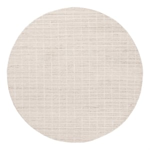 Safavieh Ebony 3'-0&quot x 3'-0&quot Wool and Cotton Hand Tufted Rug in Ivory / Beige
