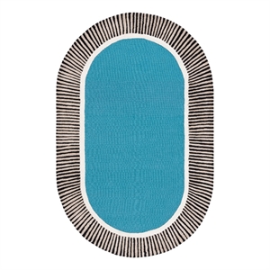 Safavieh Fifth Avenue 8'-0&quot x 10'-0&quot Wool Hand Tufted Rug in Blue / Black