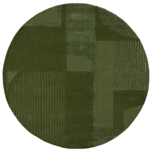 Safavieh Fifth Avenue 8'-0&quot x 8'-0&quot Wool  Hand Tufted Rug in Green