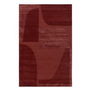 Safavieh Fifth Avenue 2'-3&quot x 5'-0&quot Wool  Hand Tufted Rug in Rust