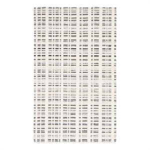 Safavieh Fifth Avenue 5'-0&quot x 8'-0&quot Wool  Hand loomed Rug in Dark Gray / Ivory