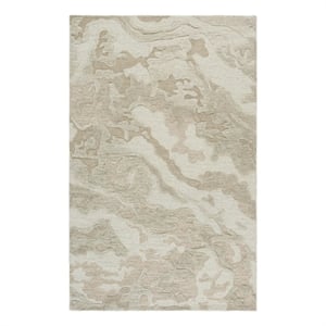 Safavieh Ebony 5'-0&quot x 8'-0&quot Wool and Cotton Hand Tufted Rug in Green