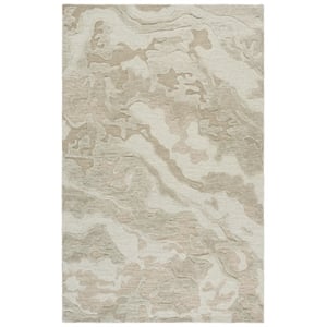 Safavieh Ebony 6'-0&quot x 9'-0&quot Wool and Cotton Hand Tufted Rug in Green