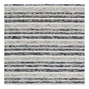 Safavieh Element 6'-0&quot x 6'-0&quot Wool  Hand loomed Rug in Navy / Ivory