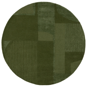 Safavieh Fifth Avenue 4'-0&quot x 4'-0&quot Wool  Hand Tufted Rug in Green
