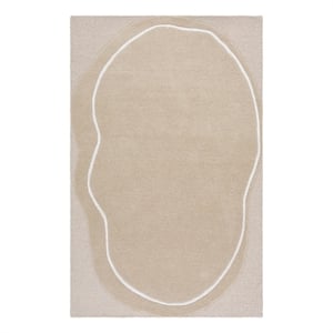 Safavieh Fifth Avenue 5'-0&quot x 8'-0&quot Wool Hand Tufted Rug in Beige / Ivory