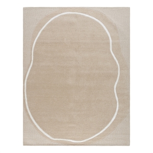 Safavieh Fifth Avenue 9'-0&quot x 12'-0&quot Wool Hand Tufted Rug in Beige / Ivory