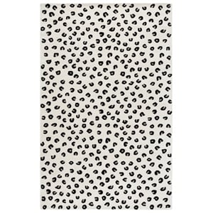 Safavieh Fifth Avenue 6'-0&quot x 9'-0&quot Wool and Cotton Hand Tufted RuginIvory/Black