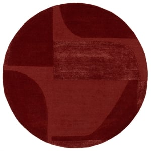 Safavieh Fifth Avenue 4'-0&quot x 4'-0&quot Wool  Hand Tufted Rug in Rust