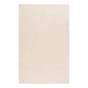 Safavieh Fifth Avenue 5'-0&quot x 8'-0&quot Wool and Cotton Hand Tufted Rug in Ivory