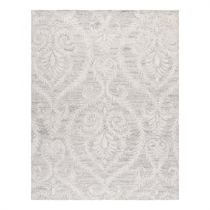 Safavieh Glamour 9'-0&quot x 12'-0&quot Wool  Hand Tufted Rug in Gray / Beige