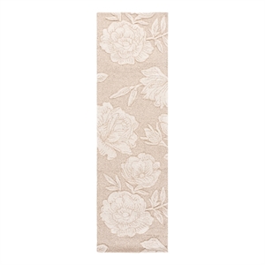 Safavieh Glamour 2'-3&quot x 8'-0&quot Wool Hand Tufted Rug in Beige / Ivory