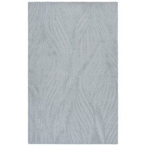 Safavieh Glamour 8'-0&quot x 10'-0&quot Wool Hand Tufted Rug in Light Gray / Ivory