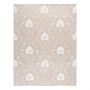 Safavieh Glamour 9'-0&quot x 12'-0&quot Wool Hand Tufted Rug in Beige / Ivory