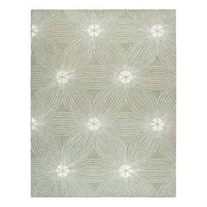Safavieh Glamour 8'-0&quot x 10'-0&quot Wool  Hand Tufted Rug in Sage / Ivory