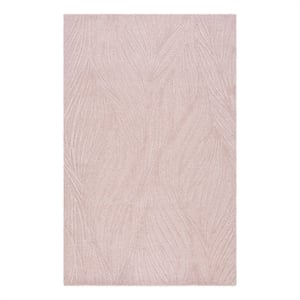 Safavieh Glamour 4'-0&quot x 6'-0&quot Wool Hand Tufted Rug in Pink / Ivory