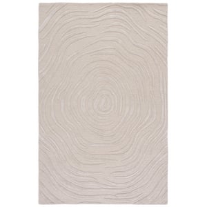 Safavieh Glamour 8'-0&quot x 10'-0&quot Wool Hand Tufted Rug in Beige