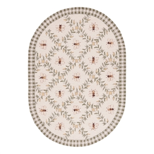 Safavieh Chelsea 4'-0&quot x 6'-0&quot Wool  Hand Hooked Rug in Ivory / Green
