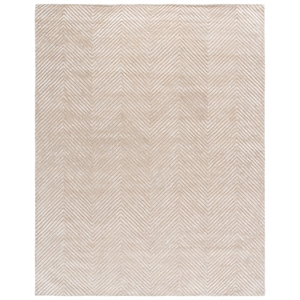 Safavieh Glamour 9'-0&quot x 12'-0&quot Wool Hand Tufted Rug in Beige