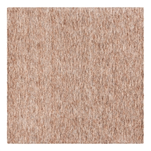 Safavieh Himalaya 6'-0&quot x 6'-0&quot Wool and Cotton Handloomed Rug in Rust / Beige