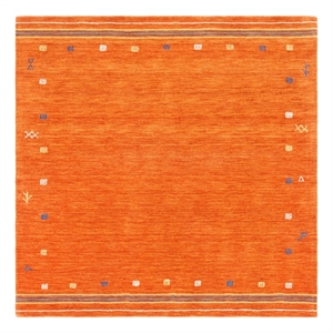 Safavieh Himalaya 10'-0&quot x 10'-0&quot Wool  Hand Loomed Rug in Rust