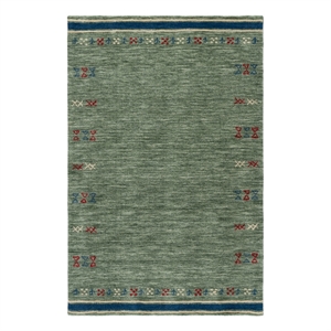 Safavieh Himalaya 4'-0&quot x 6'-0&quot Wool  Hand Loomed Rug in Sage / Green