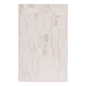 Safavieh Harvest 5'-0&quot x 8'-0&quot Wool  Hand Tufted Rug in Beige / Ivory