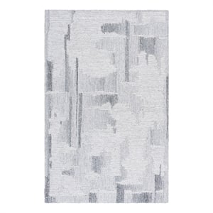 Safavieh Harvest 9'-0&quot x 12'-0&quot Wool  Hand Tufted Rug in Gray / Ivory