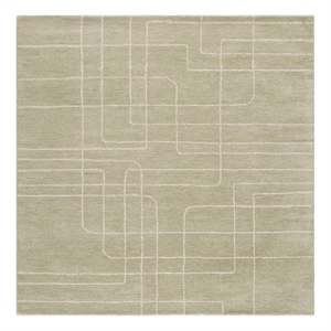 Safavieh Harvest 6'-0&quot x 6'-0&quot Wool  Hand Tufted Rug in Sage