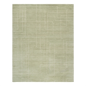 Safavieh Harvest 9'-0&quot x 12'-0&quot Wool  Hand Tufted Rug in Sage