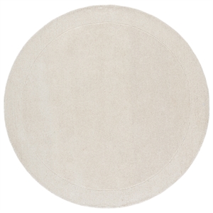 Safavieh Harvest 6'-0&quot x 6'-0&quot Wool and Cotton Hand Tufted Rug in Ivory