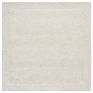 Safavieh Harvest 6'-0&quot x 6'-0&quot Wool and Cotton Hand Tufted Rug in Ivory