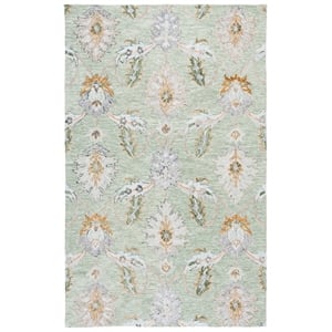 Safavieh Jardin 3'-0&quot x 5'-0&quot Wool and Cotton Hand Tufted Rug in Sage / Green