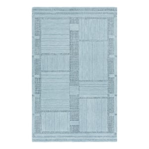 Safavieh Harvest 5'-0&quot x 8'-0&quot Wool and Cotton Hand tufted Rug in Denim / Blue