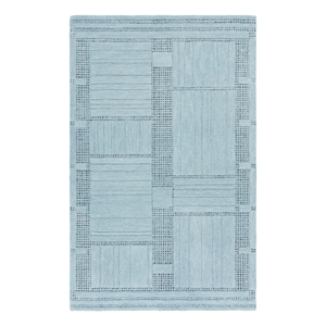 Safavieh Harvest 9'-0&quot x 12'-0&quot Wool and Cotton Hand tufted Rug in Denim / Blue