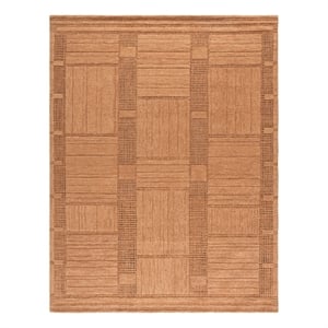 Safavieh Harvest 9'-0&quot x 12'-0&quot Wool and Cotton Hand tufted Rug in Rust