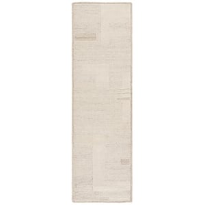 Safavieh Harvest 2'-3&quot x 8'-0&quot Wool and Cotton Hand Tufted Rug in Beige / Ivory