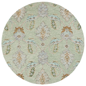 Safavieh Jardin 6'-0&quot x 6'-0&quot Wool and Cotton Hand Tufted Rug in Sage / Green