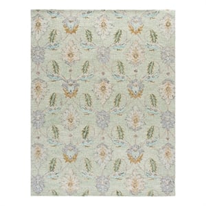 Safavieh Jardin 9'-0&quot x 12'-0&quot Wool and Cotton Hand Tufted Rug in Sage / Green