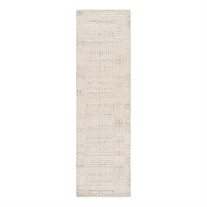 Safavieh Harvest 2'-3&quot x 8'-0&quot Wool Hand Tufted Rug in Beige / Ivory