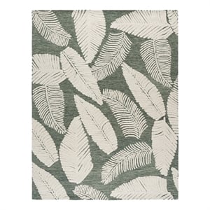 Safavieh Jardin 9'-0&quot x 12'-0&quot Wool and Cotton Hand Tufted Rug in Gray / Ivory