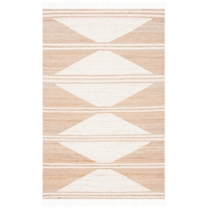 Safavieh Kilim 2'-0&quot x 3'-0&quot Jute Hand Woven Rug in Natural / Ivory