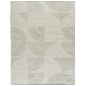Safavieh Metro 8'-0&quot x 10'-0&quot Wool and Cotton Hand Tufted Rug in Sage / Ivory