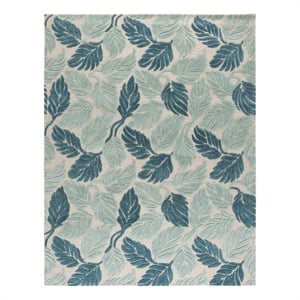 Safavieh Jardin 9'-0&quot x 12'-0&quot Wool and Cotton Hand tufted Rug in Blue / Ivory
