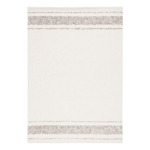 Safavieh Kenya 4'-0&quot x 6'-0&quot Wool  Hand Tufted Rug in Ivory