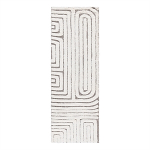 Safavieh Kilim 2'-3&quot x 7'-0&quot Wool  Handmade Rug in Beige / Ivory