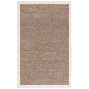 Safavieh Metro 3'-0&quot x 5'-0&quot Wool and Cotton Hand Tufted Rug in Beige / Ivory
