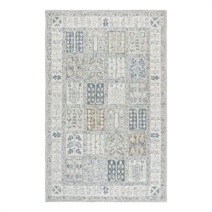 Safavieh Metro 4'-0&quot x 6'-0&quot Wool and Cotton Hand Tufted Rug in Gray / Beige