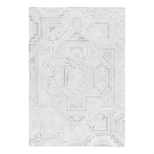 Safavieh Metro 4'-0&quot x 6'-0&quot Wool Hand Tufted Rug in Gray / Beige