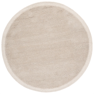 Safavieh Metro 6'-0&quot x 6'-0&quot Wool and Cotton Hand Tufted Rug in Light Gray/Ivory